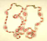 0016: Silver seed beads, Japanese and West German glass necklace
