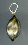 0035: Gold leaf Murano glass earrings