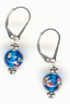 0142: aqua mille fiori earrings